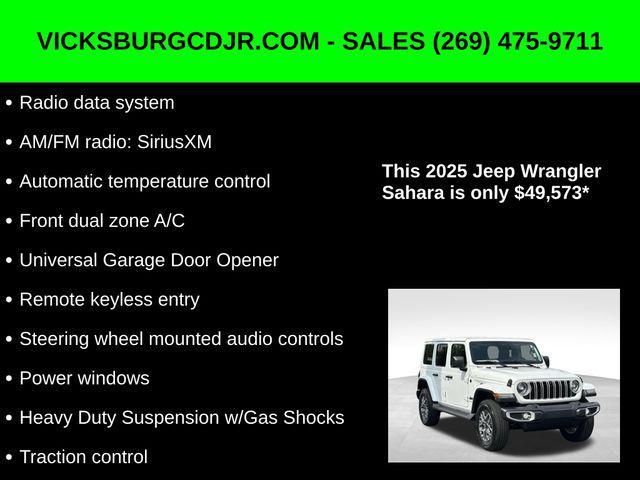 Photo of 2025 Bright White Clearcoat Jeep Wrangler