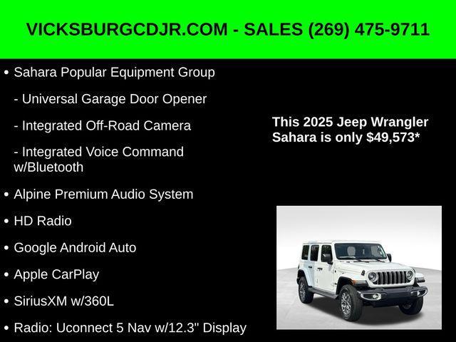 Photo of 2025 Bright White Clearcoat Jeep Wrangler