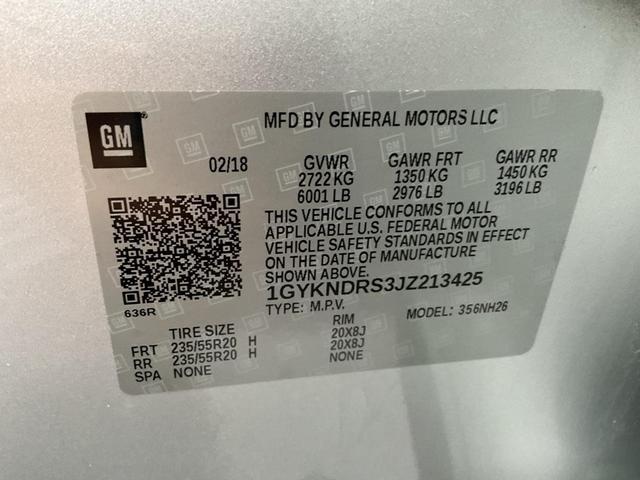 Photo of 2018 Radiant Silver Metallic Cadillac XT5