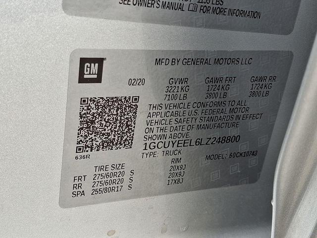 Photo of 2020 Silver Ice Metallic Chevrolet Silverado 1500