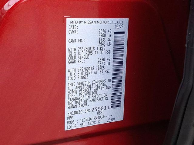 Photo of 2022 Scarlet Ember Tintcoat/Super Black Nissan Pathfinder