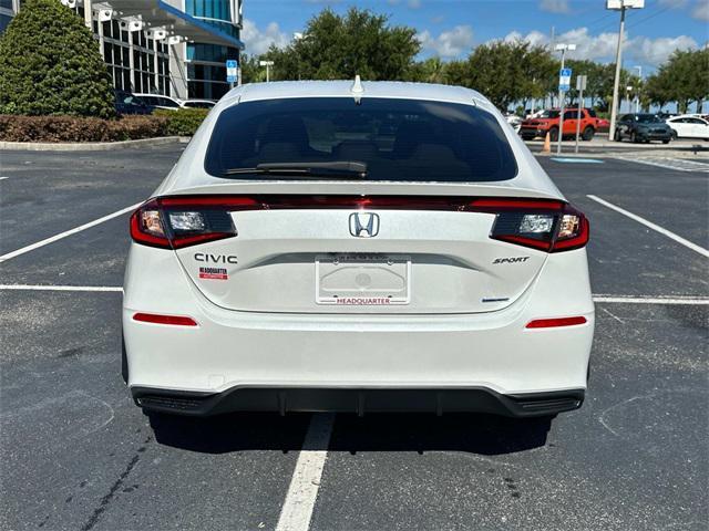 Photo of 2025 Platinum White Honda Civic Hybrid