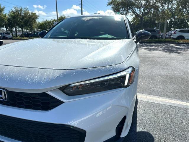 Photo of 2025 Platinum White Honda Civic Hybrid