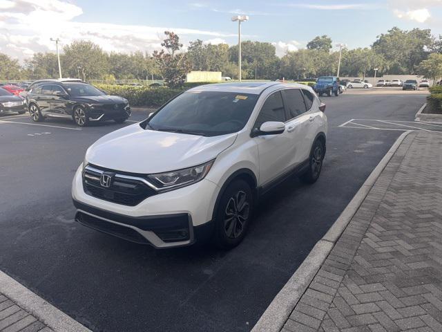 Photo of 2021 Platinum White Honda CR-V