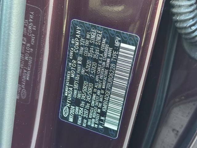 Photo of 2024 Burgundy Hyundai PALISADE