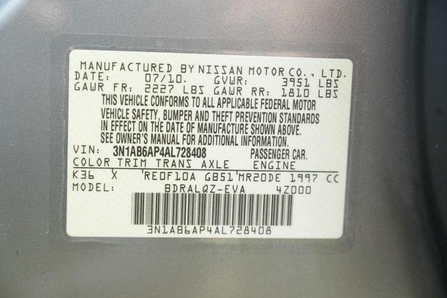Photo of 2010 Magnetic Gray Metallic Nissan Sentra