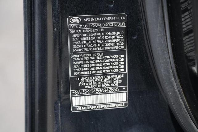 Photo of 2006 Black Land Rover Range Rover Sport