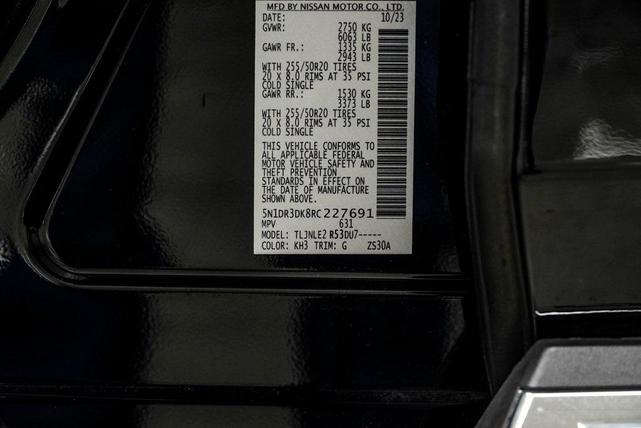 Photo of 2024 Super Black Nissan Pathfinder