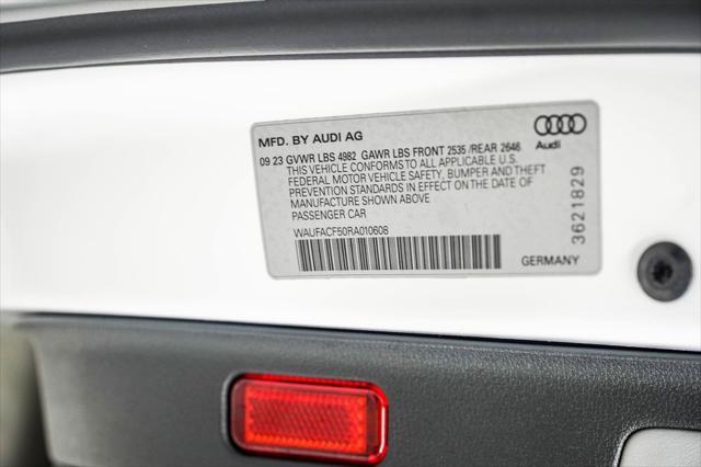 Photo of 2024 Glacier White Metallic Audi A5 Sportback