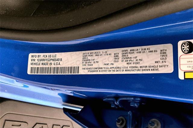 Photo of 2023 Hydro Blue Pearlcoat RAM 1500