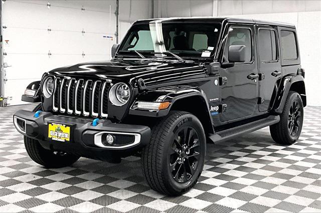 Photo of 2022 Black Clearcoat Jeep Wrangler Unlimited 4xe