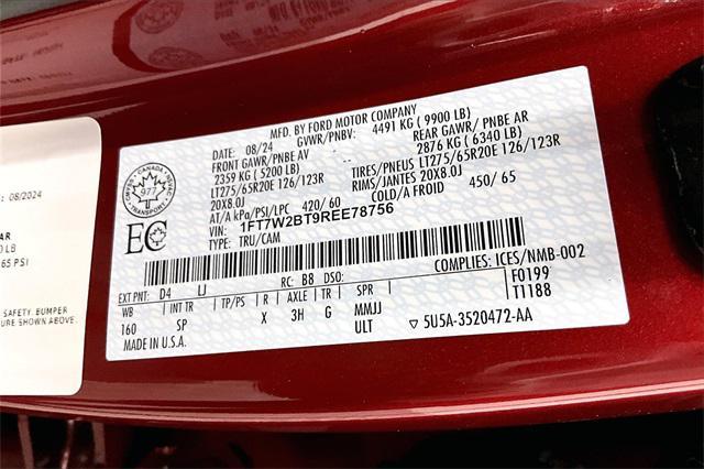 Photo of 2024 Rapid Red Metallic Tinted Clearcoat Ford F-250