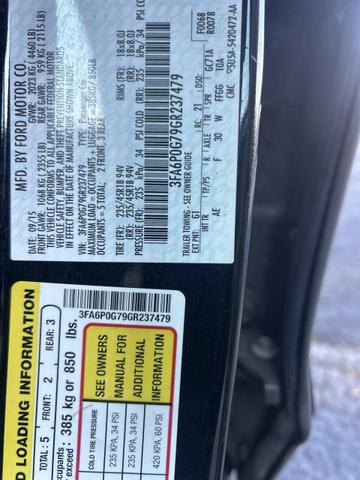 Photo of 2016 Shadow Black Ford Fusion