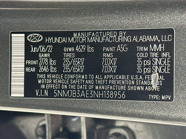 Photo of 2022 Amazon Gray Hyundai TUCSON