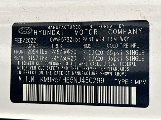 Photo of 2022 Hyper White Hyundai PALISADE