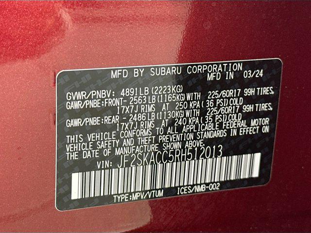 Photo of 2024 Crimson Red Pearl Subaru Forester