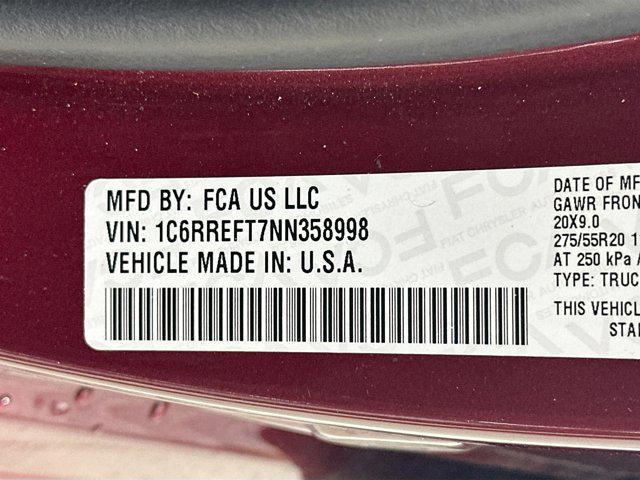 Photo of 2022 Delmonico Red Pearlcoat RAM 1500
