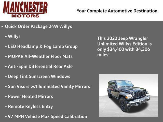 Photo of 2022 Black Clearcoat Jeep Wrangler