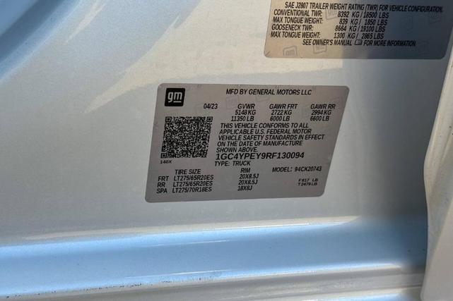 Photo of 2024 White Chevrolet Silverado 2500