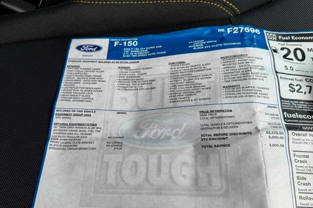 Photo of 2024 White Ford F-150