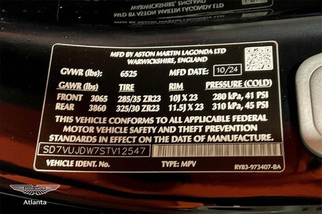 Photo of 2025 Q Oberon Black Aston Martin DBX