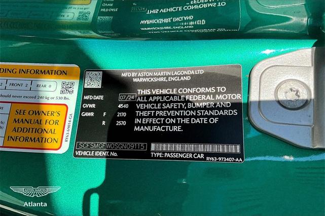 Photo of 2025 Podium Green Aston Martin Vantage