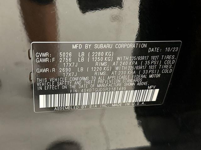 Photo of 2024 Crystal Black Silica Subaru Outback
