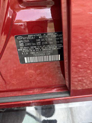Photo of 2025 Ultimate red Hyundai SONATA Hybrid
