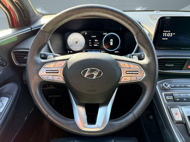 Photo of 2023 Calypso Red Hyundai SANTA FE