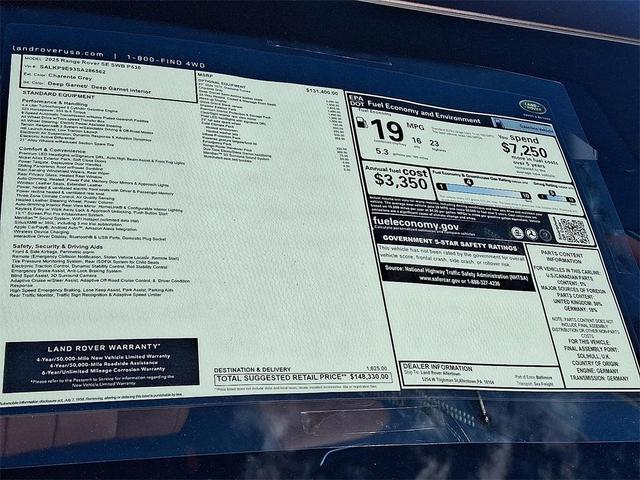 Photo of 2025 Charente Grey Land Rover Range Rover