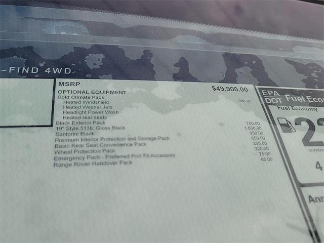 Photo of 2025 Santorini Black Metallic Land Rover Range Rover Evoque