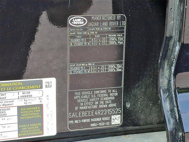 Photo of 2024 Santorini Black Land Rover Defender