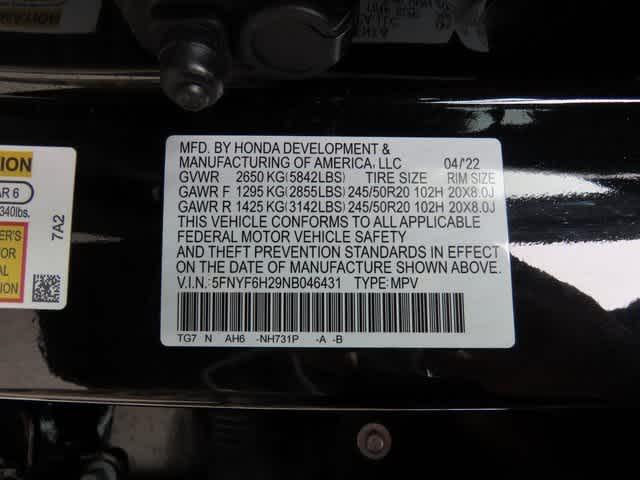 Photo of 2022 Crystal Black Pearl Honda Pilot