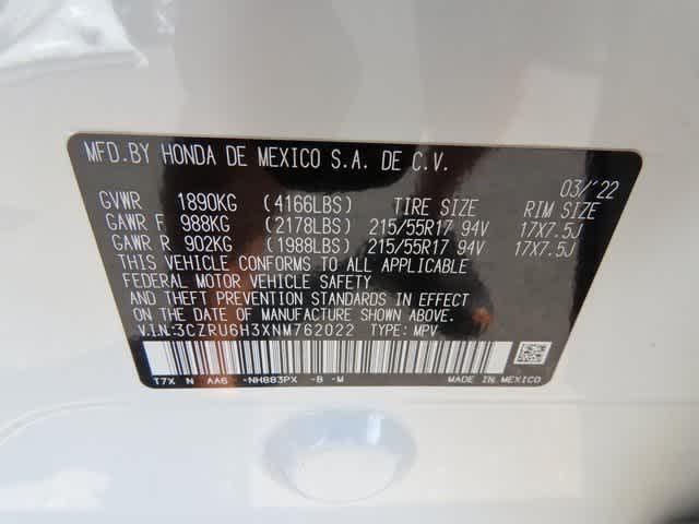 Photo of 2022 Platinum White Pearl Honda HR-V