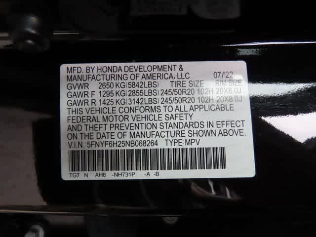 Photo of 2022 Crystal Black Pearl Honda Pilot