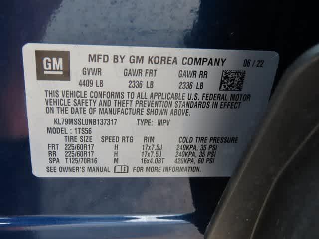 Photo of 2022 Blue Glow Metallic Chevrolet Trailblazer