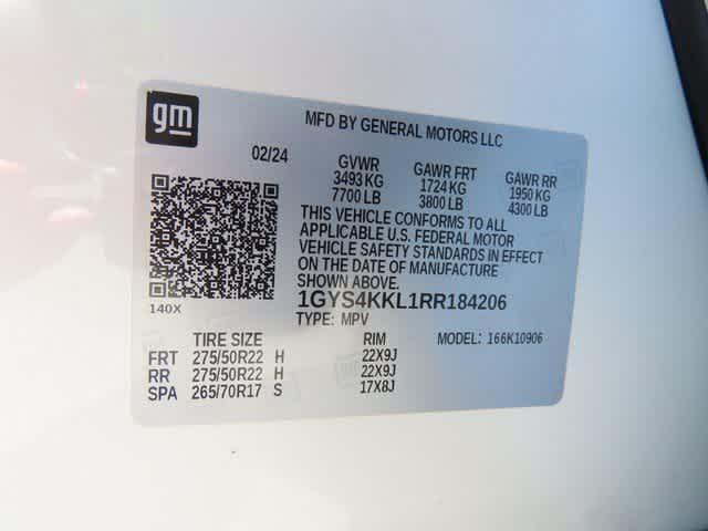 Photo of 2024 Crystal White Tricoat Cadillac Escalade ESV