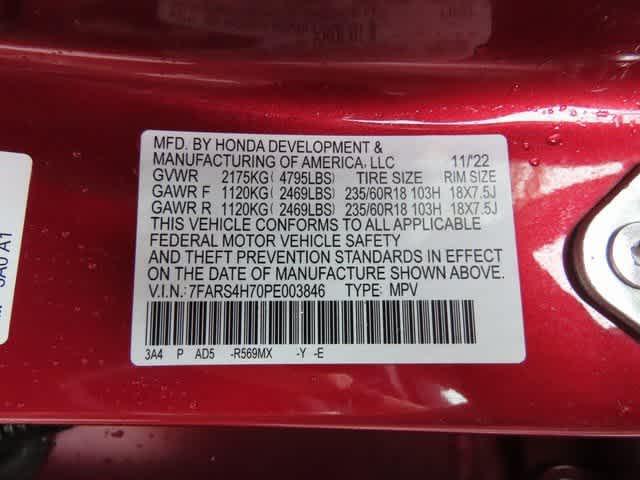 Photo of 2023 Radiant Red Metallic Honda CR-V