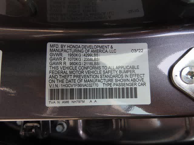 Photo of 2022 Modern Steel Metallic Honda Accord