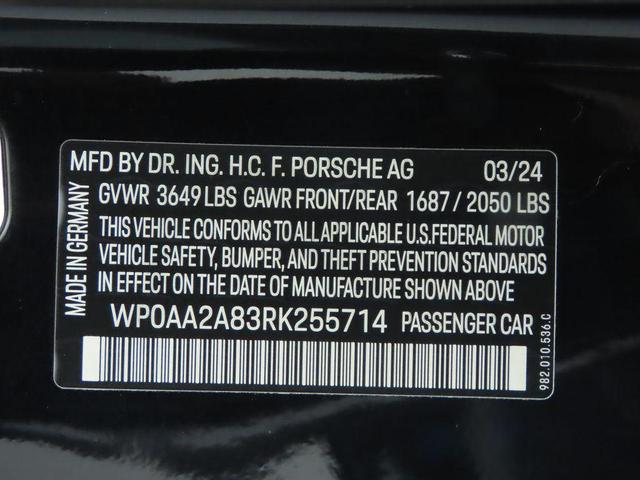 Photo of 2024 Jet Black Metallic Porsche 718 Cayman