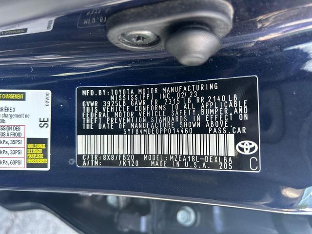 Photo of 2023 BLUE Toyota Corolla