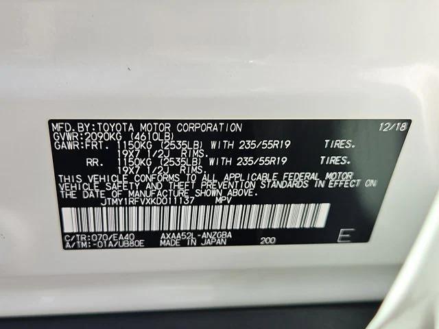 Photo of 2019 White Toyota RAV4
