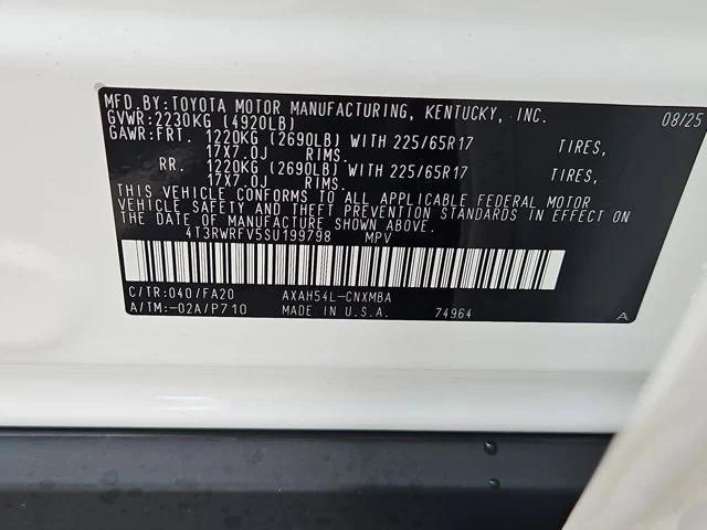 Photo of 2025 Ice Cap Toyota RAV4 Hybrid