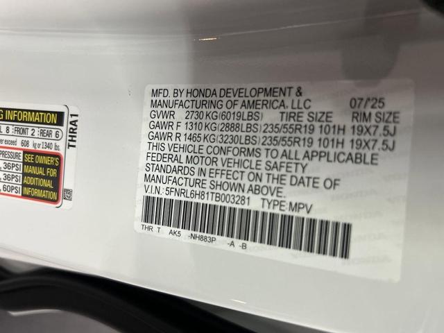 Photo of 2026 Platinum White Pearl Honda Odyssey