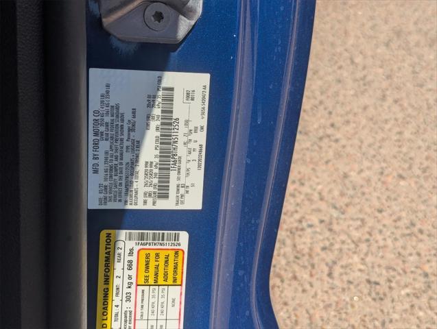 Photo of 2022 Atlas Blue Metallic Ford Mustang