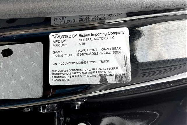 Photo of 2019 Black Chevrolet Silverado 1500
