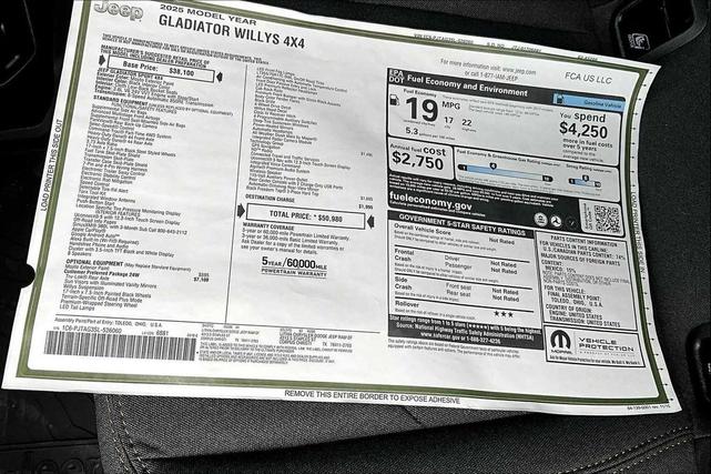 Photo of 2025 Mojito Jeep Gladiator