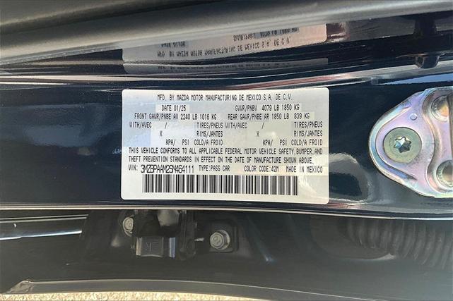 Photo of 2025 Deep Crystal Blue Mica Mazda Mazda3