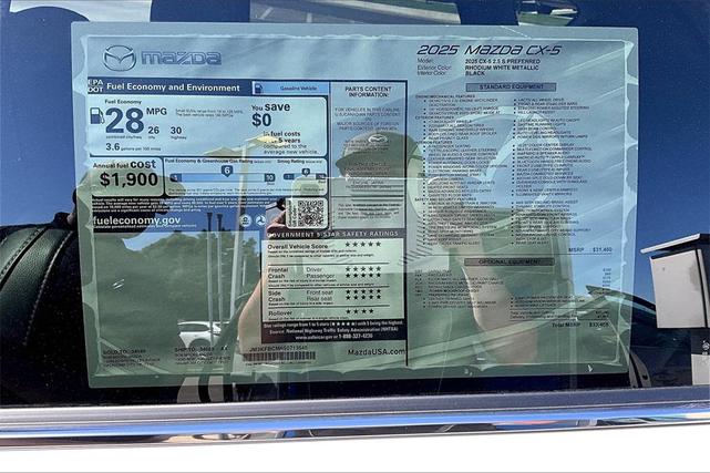 Photo of 2025 Rhodium White Metallic Mazda CX-5