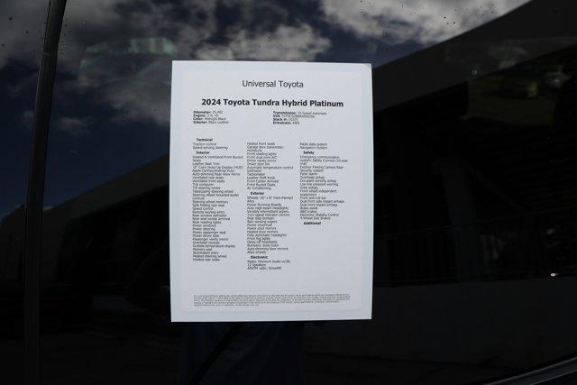 Photo of 2024 Midnight Black Toyota Tundra Hybrid